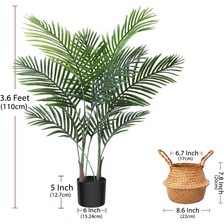 Primrue 43.31'' Faux Palm Tree Wayfair